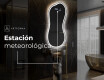 Espejo de baño LED de forma irregular K222 #6