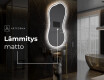 Espejo de baño LED de forma irregular K222 #8
