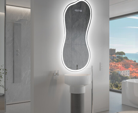 Espejo de baño LED de forma irregular K222 #9
