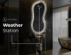Espejo de baño LED de forma irregular K223 #6