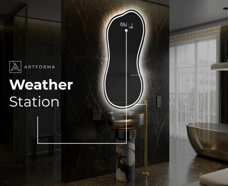 Espejo de baño LED de forma irregular K223 #6