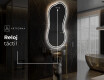 Espejo de baño LED de forma irregular K223 #7