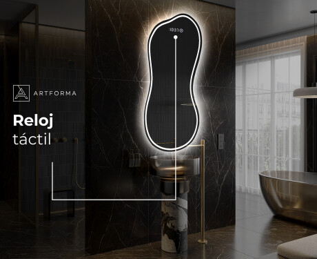 Espejo de baño LED de forma irregular K223 #7