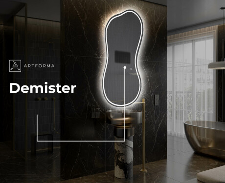 Espejo de baño LED de forma irregular K223 #8