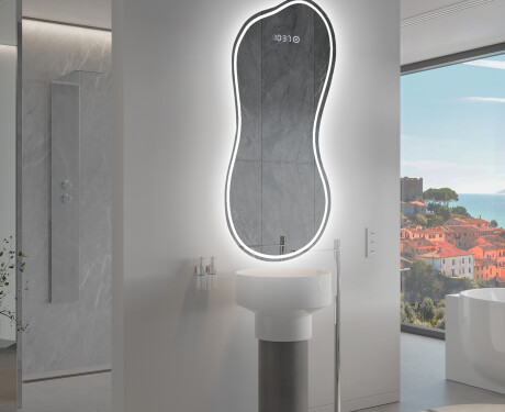 Espejo de baño LED de forma irregular K223 #9