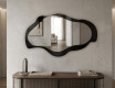 Espejo de baño LED irregular - Veloura - forma fluida