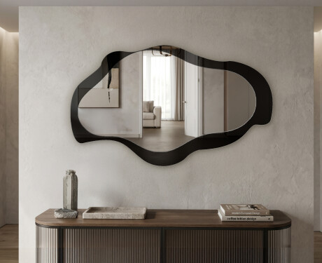 Espejo de baño LED irregular - Veloura - forma fluida