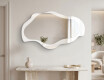 Espejo de baño LED irregular - Veloura - forma fluida #2
