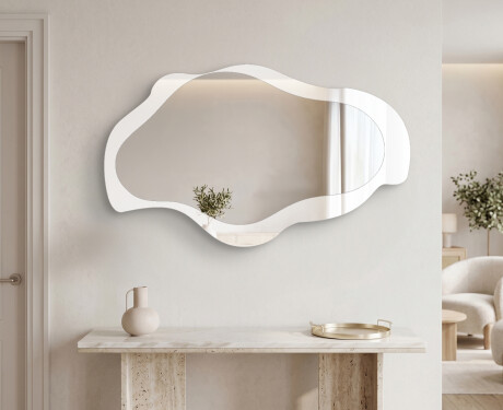 Espejo de baño LED irregular - Veloura - forma fluida #2
