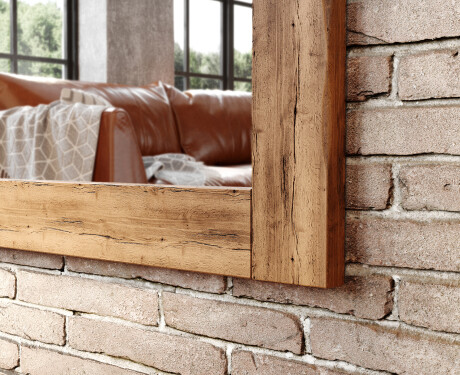 Rectangular espejo con marco de madera L224 #2