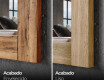 Rectangular espejo con marco de madera L224 #4