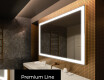 Espejo de baño moderno e iluminado LED L01 #3