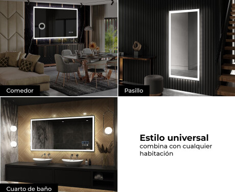 Espejo de baño con luz L01 #9