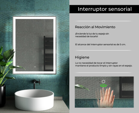 Espejo de baño con luz L01 #7