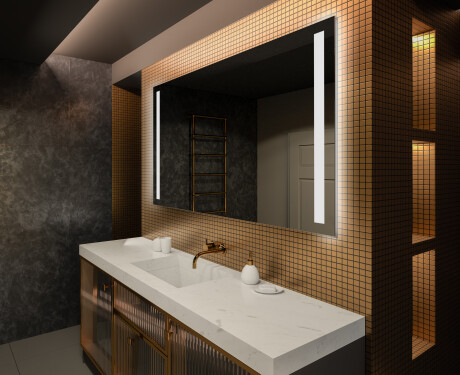 Espejo de baño con luz LED incorporada L02