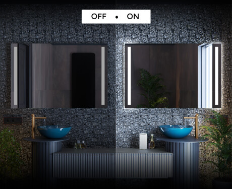 Espejo de baño con luz LED incorporada L02 #3