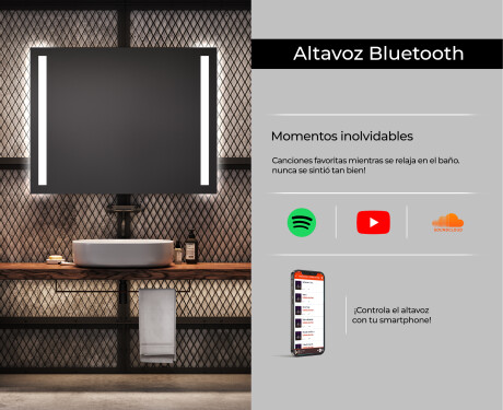 Espejo de baño con luz LED incorporada L02 #6