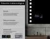 Rectangulares espejos retroiluminado para baños L03 #5