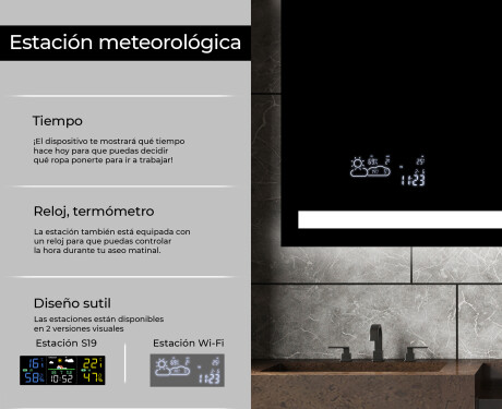 Espejo de baño con luz L09 #5