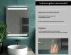 Espejo de baño con luz L09 #7