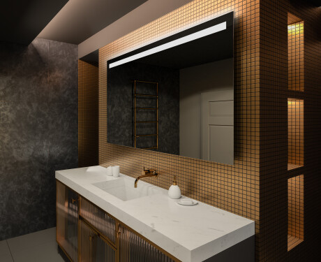 Espejo de baño con luz LED incorporada L12