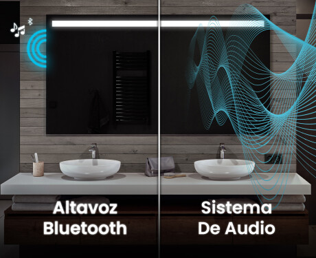 Espejo de baño con luz LED incorporada L12 #5