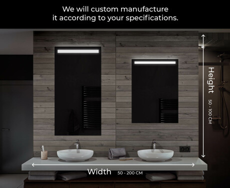 Espejo de baño con luz LED incorporada L12 #7