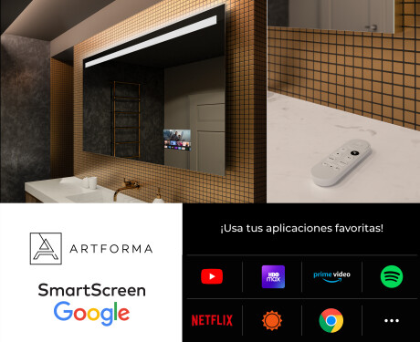 Espejo de baño con luz LED incorporada L12 #4