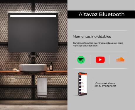 Espejo de baño con luz LED incorporada L12 #6