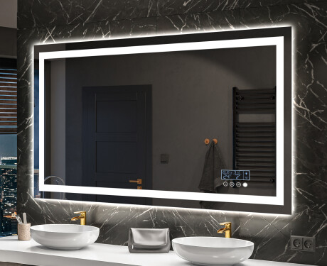 Rectangulares espejos retroiluminado para baños L15 #10