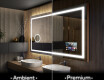 Rectangulares espejos retroiluminado para baños L15 #1
