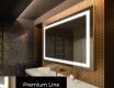 Rectangulares espejos retroiluminado para baños L15 #3