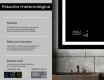 Rectangulares espejos retroiluminado para baños L15 #5