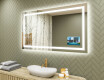 Rectangulares espejos retroiluminado para baños L15 120x80cm - SmartScreen, DualColor