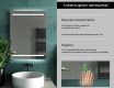Espejo de baño con luz L23 #7