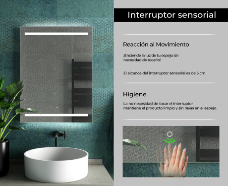 Espejo de baño con luz L23 #7