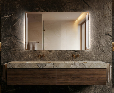 Espejo de baño con luz LED incorporada L27