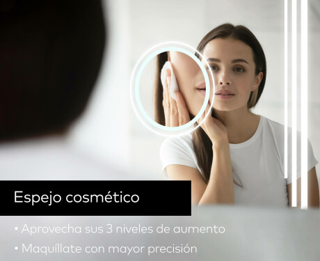 Espejo de baño con luz LED incorporada L27 #8