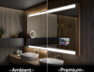 Espejo de baño moderno e iluminado LED L47 #1