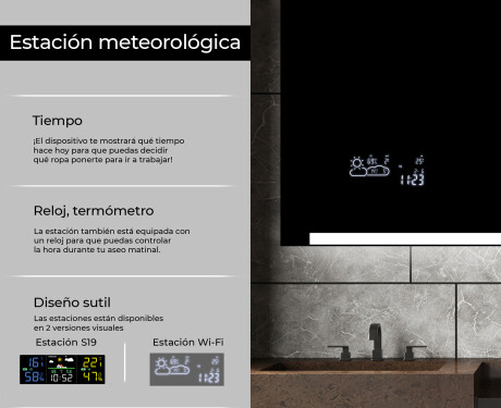 Espejo de baño con luz L47 #5