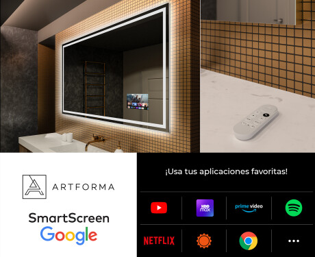 Espejo de baño con luz LED incorporada L49 #4