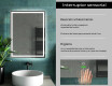 Espejo de baño con luz LED incorporada L49 #7