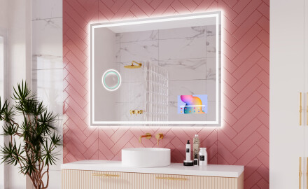 Espejo de baño con luz LED incorporada L49