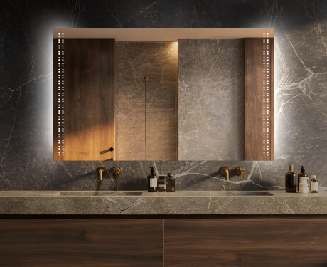 Rectangulares espejos retroiluminado para baños L55