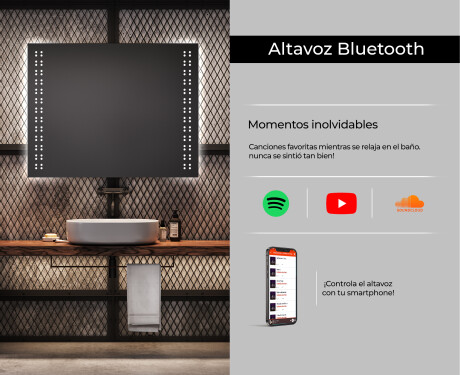Rectangulares espejos retroiluminado para baños L55 #6
