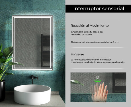 Espejo de baño con luz L57 #7