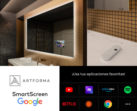 Espejo de baño con luz LED incorporada L58 #4