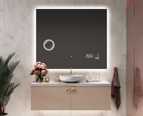 Espejo de baño con luz LED incorporada L58 #8