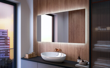 Espejo de baño moderno e iluminado LED L58