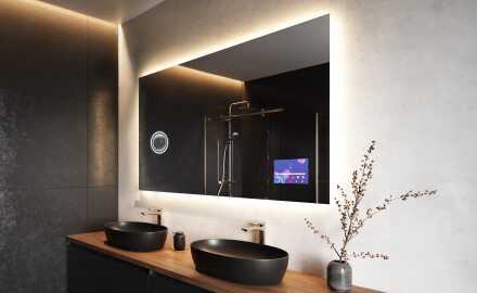 Espejo de baño con luz LED incorporada L58